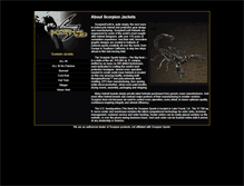 Tablet Screenshot of jacketsscorpion.com